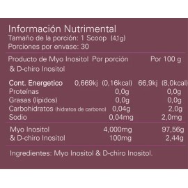 Alpha Inositol Puro 40:1 Myo & D-chiro 250 Gr