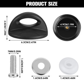 2 Pcs Universal Pot Lid Handle Replacement Kitchen Pot Lid Replacement Knob Cookware Pot Replacement Parts