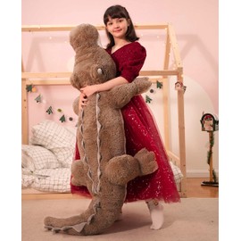 MorisMos Giant Alligator Stuffed Animal, 67inch Soft Large Alligator Plush Toy, Big Stuffed Crocodile Gifts for Kids Boys Girls