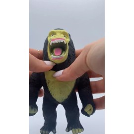 trendy squishy toy monkey black and green  for relax