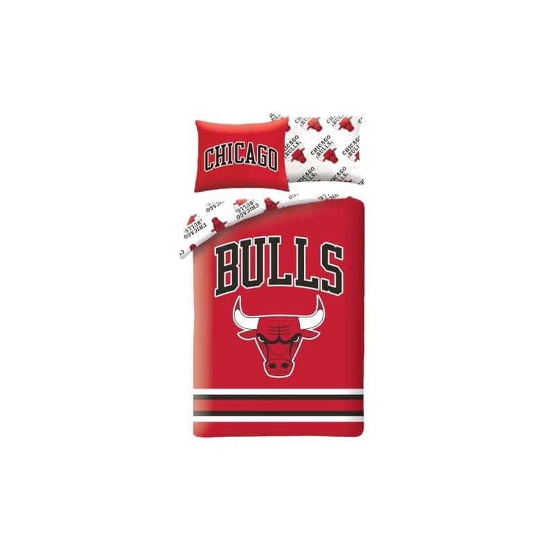Chicago Bulls Bed Linen 140 x 200 cm + Pillowcase