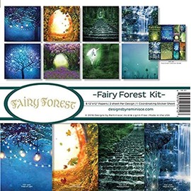 Reminisce FAF-201 Fairy Forest Scrapbook Collection Kit, 12x12 inches
