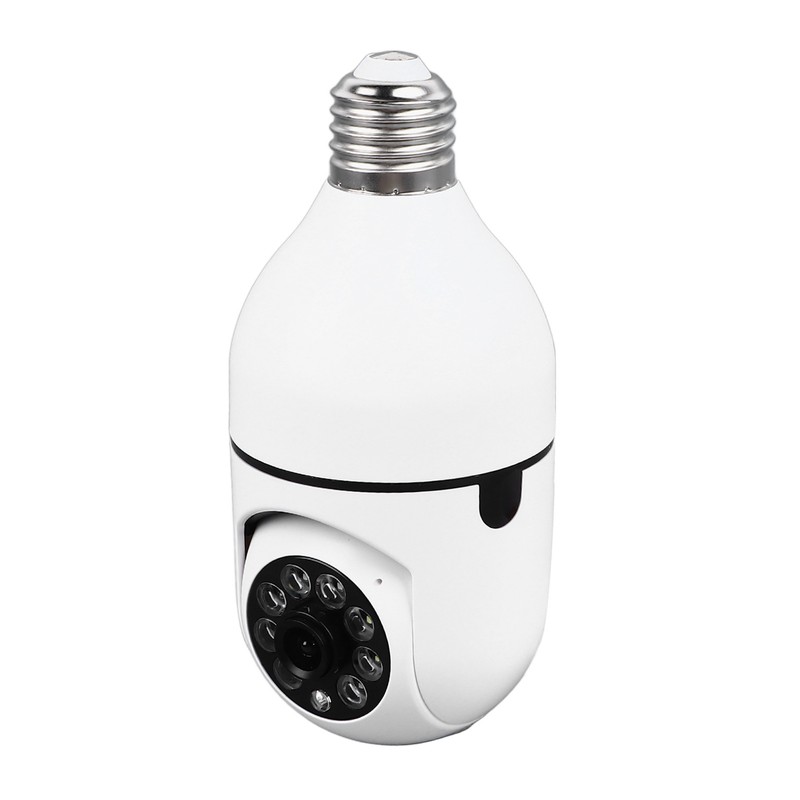 Light Bulb Security Camera Wireless 360 Degree Panoramic View 2
