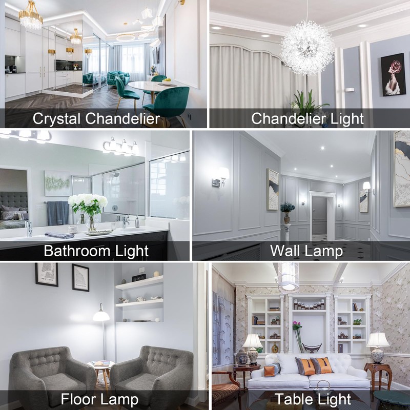G9 LED Bulb 6W,60W Halogen Equivalent,5000K Daylight White,High Brightness 600LM,