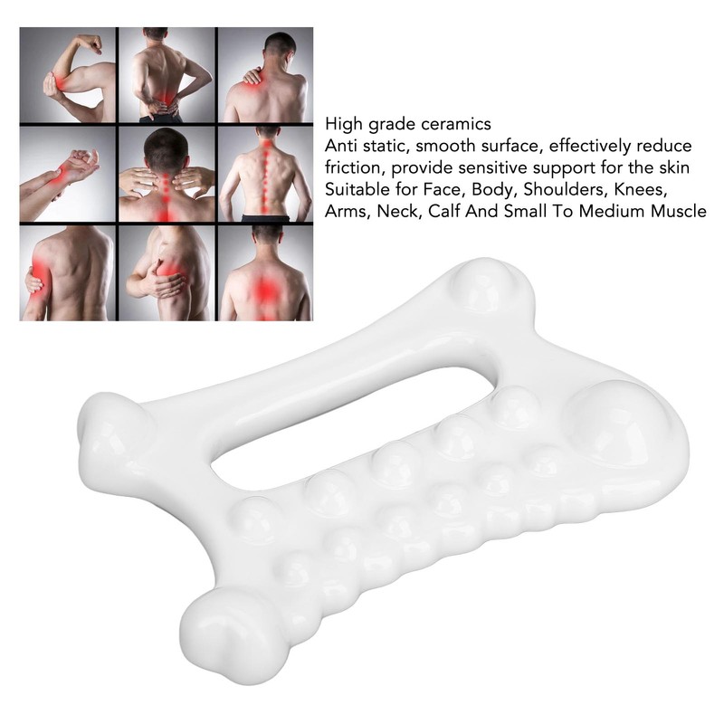 Ceramic Scraping Board Release Muscle Tension Ergonomic Gua Sha Scraping
