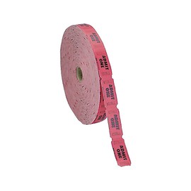 Coin-Tainer 405116 Coin-Tainer Single Ticket Roll 2000/Roll (602603R)