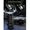 M12x1.5 Extended Lug Nuts - Replacement for Aftermarket Wheel 17