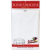 Party Dimensions Round Plastic Tablecover, 84", Clear