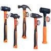 WEDO Hammer Set 5PCS, Claw Hammer (16oz) Ball Peen Hammer