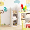 Costzon Kids Rotating Bookshelf, 360° Display Spinning Bookshelf Tower with