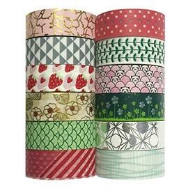 Wrapables WPSET50 Washi Masking Tape Collection (Set of 12)