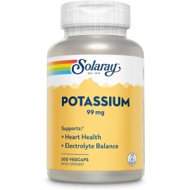 Solaray Potassium 99 mg - Electrolyte Balance Formula - Potassium Supplement