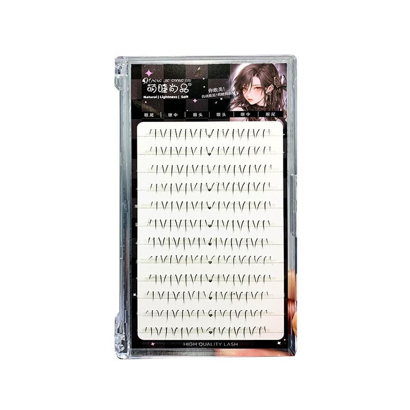 Lower Eyelashes, Cute, 3D Look, Partial False Eyelashes, With Glue,