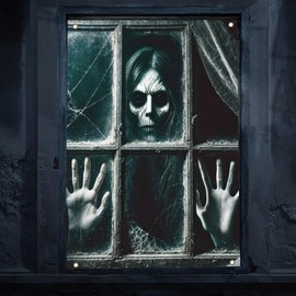 Halloween Window Zombie Window Cover 31x47 Inch Decoration