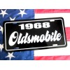 1968 Oldsmobile license plate tag 68 Olds 442 Cutlass Supreme