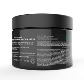 MARTHA DEBAYLE Mascarilla RESCUE & RESTORE. Brillo hidratado para cabello áspero y maltratado. Con ceramidas y Sacha Inchi Peruano. Sin parabenos y ftalatos. 450 ml
