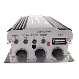 DXR Amplificador Mini 2 Canales 800w Pmpo Fm Usb Aux