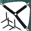4 Pcs Bed Sheet Holders Straps,Adjustable Triangle Bed Sheet Straps