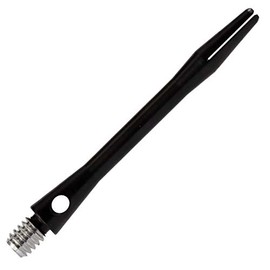 Harrows Keramic Shafts 2BA Black or Silver - Pack of 3 (Matt Black, SHT)