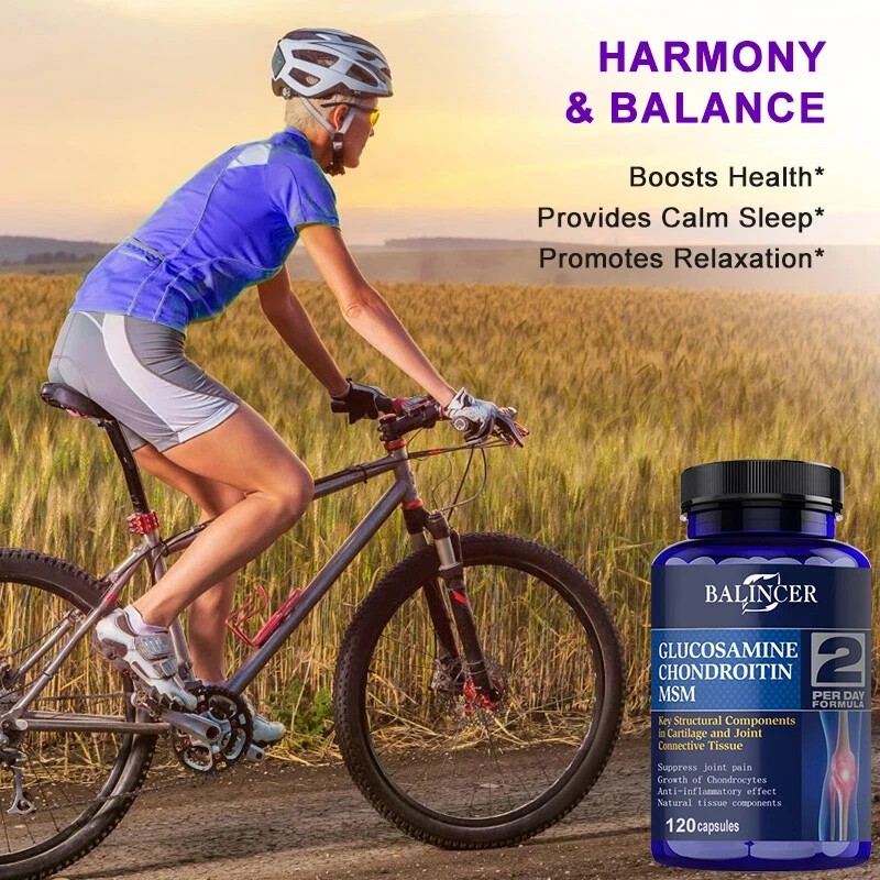 Balincer Glucosamine Chondroitin Turmeric,- Bones, Joint Support,Growth of Chondrocytes