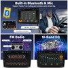 UNITOPSCI 9 Inch Single Din Wireless Apple CarPlay Android Auto