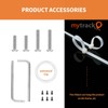 mytrack AirTag Waterproof Bicycle Mount with Security Screws & Accessories,