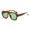 YAMEIZE Retro 70s Rectangle Sunglasses for Women Men Classic Square