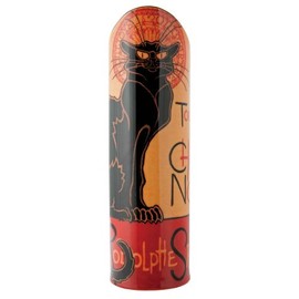 Silhouette d'art Vase Le Chat Noir by Steinlen