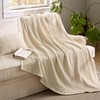 Bedsure 5 Pieces Cotton Comforter Set with Waffle Throw Blanket