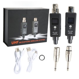Microphone Wireless System XLR Wireless Transmitter and Receiver Wireless Microphone Adapter for Dynamic Microphone