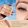 Pink Eyeshadow Palette, Matte Long Lasting Nude Brown White Eye