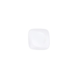 Corelle J2206-N CP-8903 Plate, Plate, Width: 6.5 inches (16.5 cm), Shatter-Resistant, Lightweight, Winter Frost White, Square, Small Plate