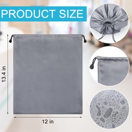 Threlaco 4 Pcs SCBA Respirator Mask Drawstring Bag High Density Waterproof Material Gas Mask Storage Bag for Firefighters or First Responders Convenient Carrying Easy Transportation