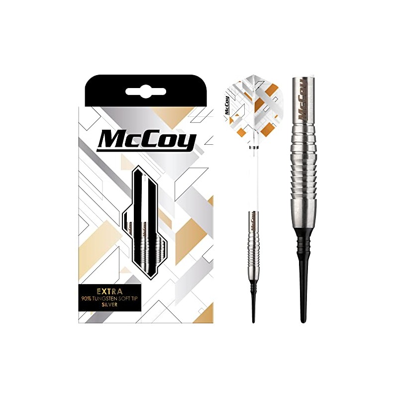McCoy Darts D6099 Xtra | Premium 90% Tungsten Soft Tip