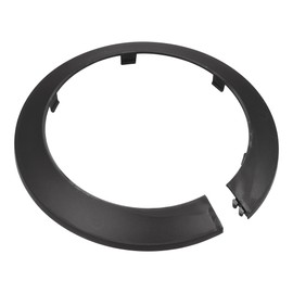 uxcell Pipe Cover Decoration, 114mm PP Plastic Escutcheon Water Pipe Drain Line Cover Black 2pcs