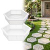 2 Size Hexagon Stepping Stone Mold, 9" & 11.4" Reusable