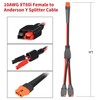 ELFCULB XT60i to 2 Way Anderson Splitter Cable, 10AWG XT60i
