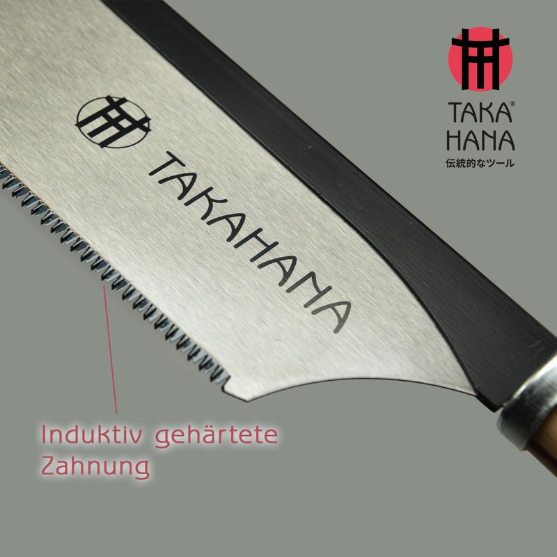 TAKAHANA Japanese Saw "Dozuki" Professional Japanese Saw Pull Saw Hand