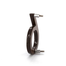 Montague Metal Products 6 Inch Modern House Number, Floating House Number, Easy to Install (6, Roman Bronze)