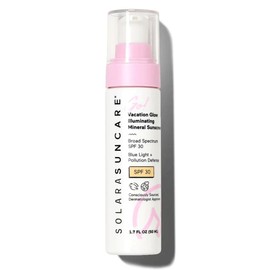 Solara Suncare - Go! Vacation Glow Illuminating Tinted Moisturizer, SPF 30 | EWG Verified, Vegan, Cruelty Free, Reef friendly | Unscented, Safe For Sensitive Skin (1.7 fl oz | 50 ml)