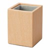Megan 5911-03 Glasses Stand, Pen Stand, Stylish, Woodgrain, Square, Multi-Stand,