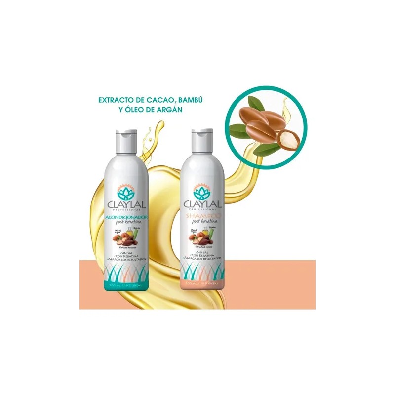 Tratamiento Post Keratina Shampoo Y Acondicionador 500ml