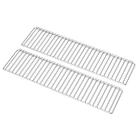 onlyfire Stainless Steel Warming Rack Replacement for Masterbuilt Gravity Series 560 Digital Charcoal Grill and Smoker, Set of 2