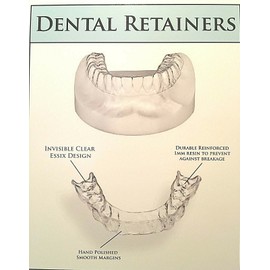 Custom Dental Retainer Custom Fit Set Orthodontic Dental Retainers~Upper AND Lower~MADE USA DENTAL LAB