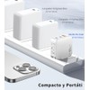 KKZN 65W Cargador Carga Rapida,Mini GAN Cargador Portátil con 3