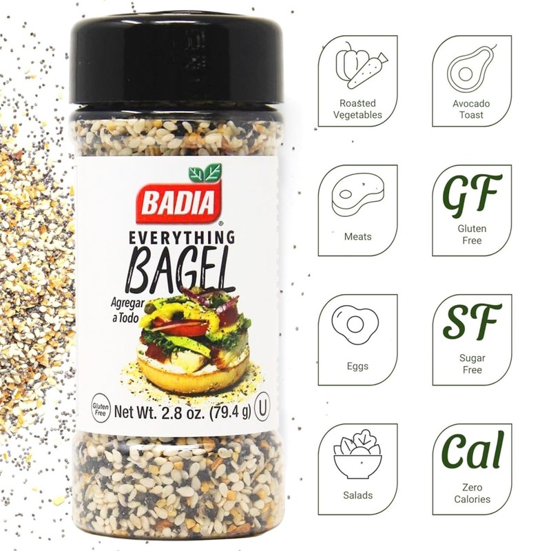 Badia Everything Bagel Seasoning Blend, 2.8 oz - Sesame Seed,