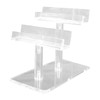 Acrylic Sunglass Display, Clear Acrylic Display Shelves Multi-layer, Glasses Stand