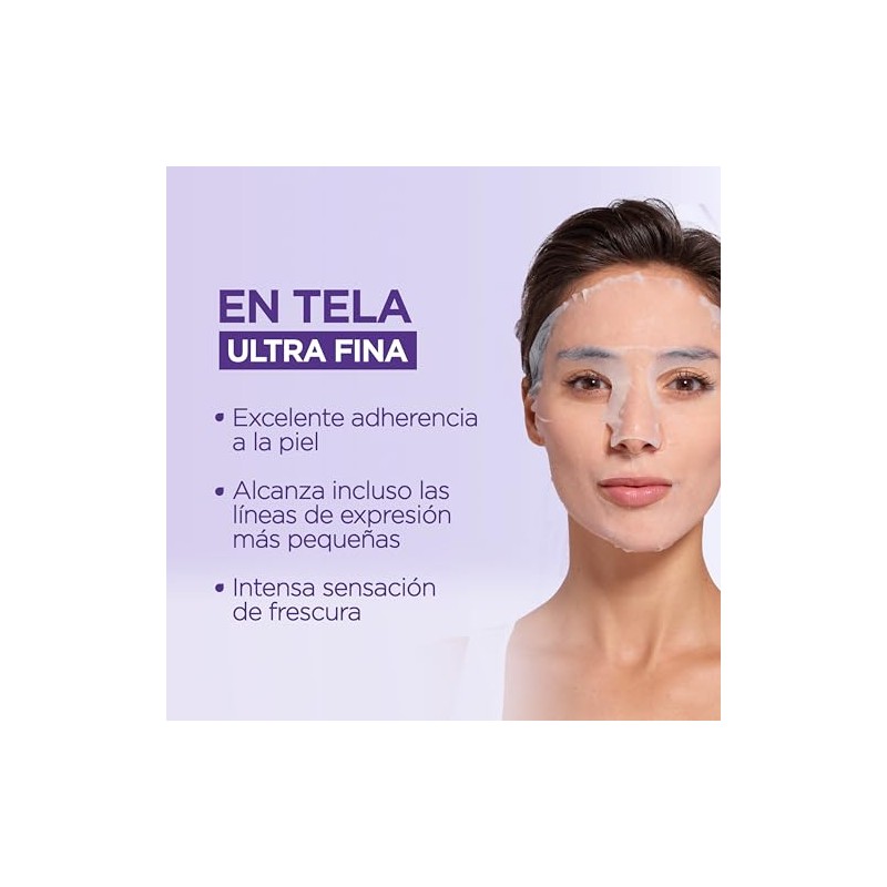 LOréal Paris Revitalift Mascarilla Rellenadora Ácido Hialurónico, 1 Pza