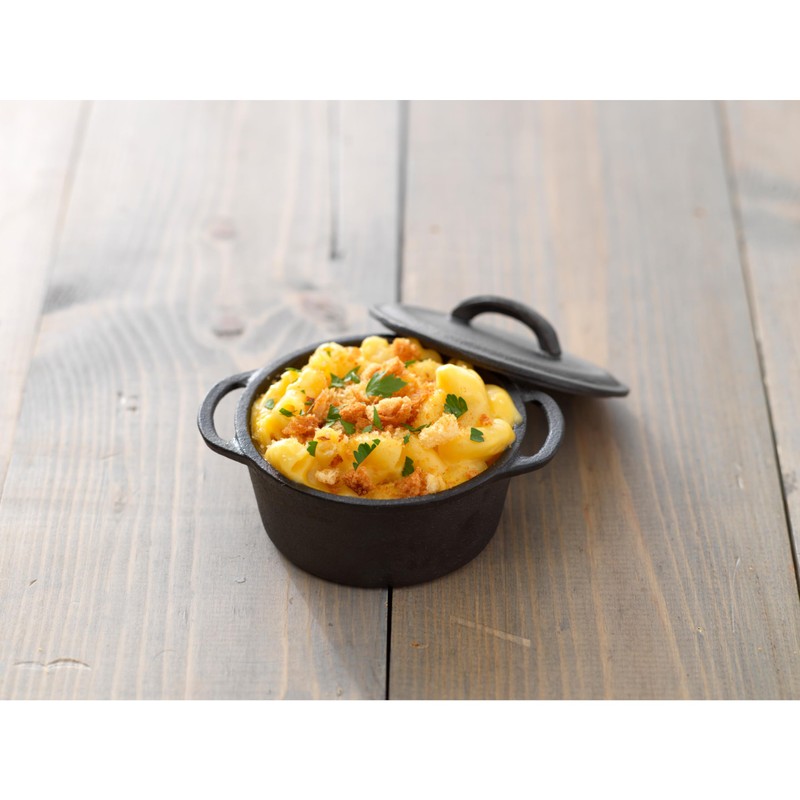 GoodCook Pre-Seasoned Cast Iron Mini Dutch Oven, Black