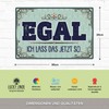 30 x 20 cm metal sign, funny saying, office sign,